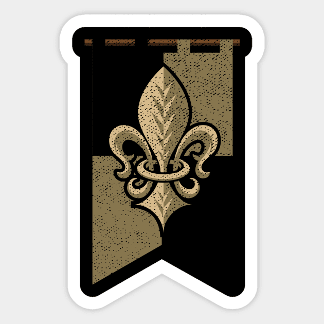 House of New Orleans Banner New Orleans Saints Sticker TeePublic